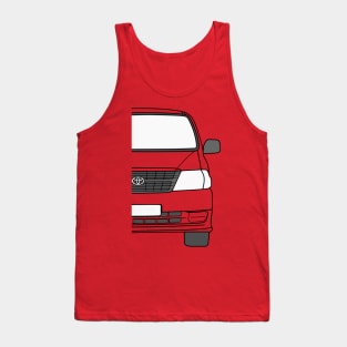 Toyota Hiace front and back design Tank Top